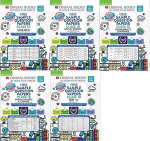 Oswaal CBSE Sample Question Paper Class 10 ENGLISH SOCIAL SCIENCE SCIENCE MATH STANDERD AND HINDI B CBO