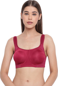 Enamor Full Coverage, Wirefree F048 Comfort Side Shaping Women Sports Lightly Padded Bra