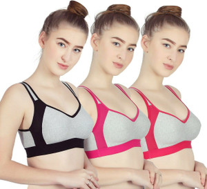 oxbeery Women Sports Non Padded Bra