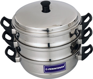 TENNYSON STEAMER PLAIN MEDIUM 3 TIER Stainless Steel Steamer