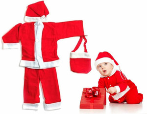 FESTDECO SANTA CLAUS Kids Costume Wear