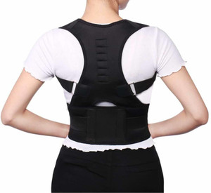 AuFlex Unisex Magnetic Back Brace Posture Support belt for Men and Women XL, XXL, XXL Posture Corrector