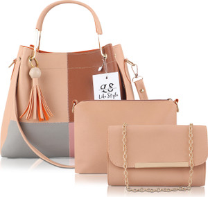 LIVE Women Beige Shoulder Bag