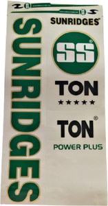 Ss Green Bat Sticker sunridges SS PowerPlus 5 Star Green Plain Cricket Bat Sticker Bat ...