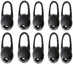 BBS TECH 10 Pcs Black Bluetooth Silicon Earbud Eartip Earpad Earcushion Earplug for All Bluetooth Headset (White) In The Ear Headphone Cushion In The Ear Headphone Cushion