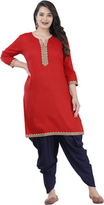 Brijam Women Kurti Dhoti Pant Set