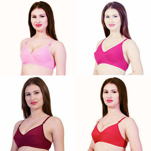 oxbeery Women Full Coverage Non Padded Bra