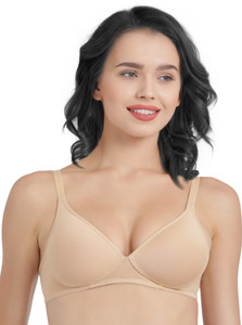 Enamor Wirefree A039 Perfect Coverage Cotton Women T-Shirt Lightly Padded Bra