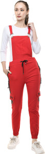NEYSA Women Red Dungaree