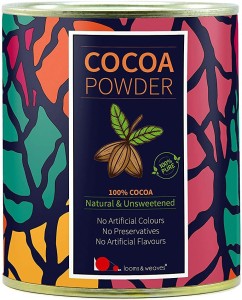 looms & weaves 100 % Pure & Natural Cocoa Powder From Kerala - 250 Gm Cocoa Powder