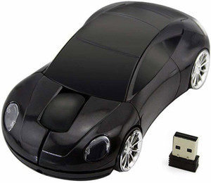 microware New Fashion 2.4GHz Wireless car shape Mouse 1600 DPI Optical Gaming Mouse Mice for Computer Wireless Ambidextrous Optical  Gaming Mouse  with Bluetooth