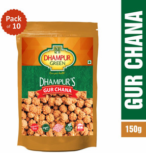Dhampur Green Gur Chana ( Pack Of 10 )