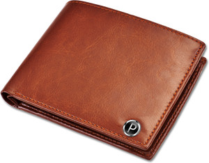 PIRASO Men Casual, Ethnic, Formal, Travel, Trendy Brown Artificial Leather Wallet