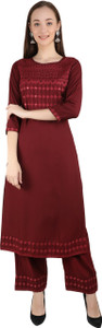 his&her Women Kurti Pant Set
