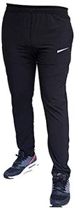 BAWLIBOOCH Solid Men Black Track Pants