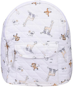 Mom's Home Baby Organic Cotton Muslin Travel Bag- Diaper Multipurpose Carry bags for Mothers- Jungle Diaper Carry Bag