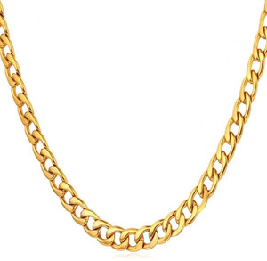 Heer Collection Designer Latest Chain Necklace With Lobster Clasp Fashionable Most Popular Beautiful Chain for Men, Women, Boy, Girls, Husband, Wife Stainless Steel Chain