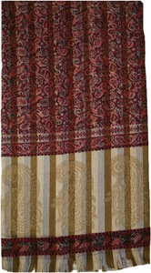 Kashmiri Wool Self Design, Woven Women Shawl