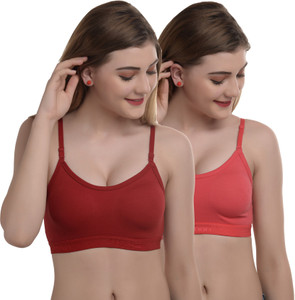 Alishan Cotton Non-Padded Non-Wired Sports Bra Women Sports Non Padded Bra