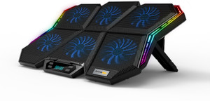 Cosmic Byte Meteroid RGB Ergonomic Cooling Pad with Adjustable Height
