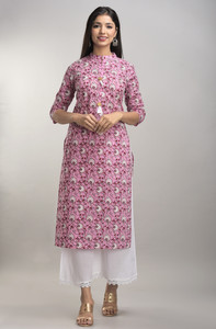 Vasavi Women Printed Straight Kurta