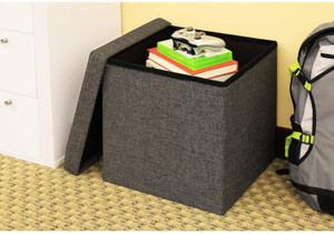 GTC Portable & Foldable Storage Stool for Living Room Stool