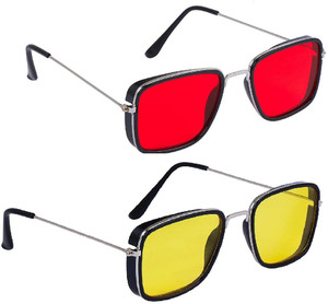 HH POLARIZED Retro Square Sunglasses