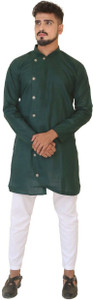 seawind Men Solid Asymmetric Kurta