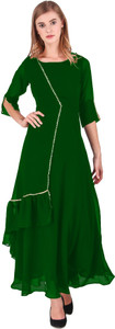 Marziyaa Women Solid Flared Kurta