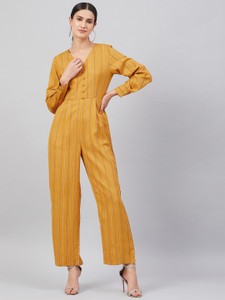 Marie Claire Striped Women Jumpsuit