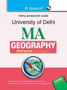 R Gupta University Of Delhi M A Geography Entrance Exam Guide