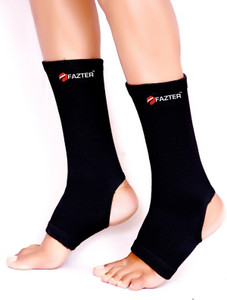 FAZTER 4D Unisex Stretchable Compression Ankle Brace Sleeves For Joint Pain Relief (Pair) Ankle Support