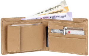Shiv Men Evening/Party, Travel, Ethnic, Casual, Trendy, Formal Beige Artificial Leather Wallet