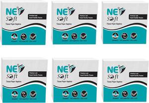 NE Soft Soft Tissue Paper Napkin Pack of 6