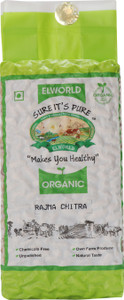 ELWORLD Organic White Rajma Chithra (Whole)