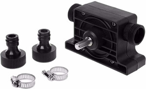 Hand Drill-Powered Self-Priming Pump – Transfer Water, Oil, Fluids – Universal Fit, 126mm