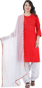Aimca Women Kurti Patiala Dupatta Set
