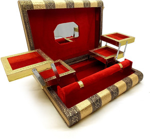 RHANDICRAFT Wooden Jewelry Box For Wedding Gift Box,Vanity Box, Bangle Box Jewelry Box, Wedding Jewelry Box, Vanity Box, Wood Jewelry Box Wedding, Wood Jewelry Box Wedding, Jewellery, Multi Purpose Vanity Box, Lockable, Wedding , Rakhi Gift Vanity Box (Multicolor) Jewelry Box, Wedding Jewelry Box, Vanity Box, Wood Jewelry Box Wedding, Wood Jewelry Box Wedding, Jewellery, Multi Purpose Vanity Box, Lockable, Wedding , Rakhi Gift Vanity Box