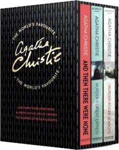 Set Of 3 Agatha Christie The World's Favourite