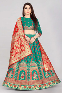 Divastri Self Design Semi Stitched Lehenga Choli