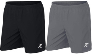 INDICLUB Solid Men Black, Grey Sports Shorts