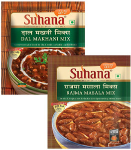 SUHANA Dal Makhani 50g x 2, Rajma Masala Mix 50g x 2