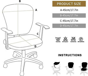 Cortina Polyester 1 Seater Chair Floral Cover