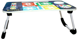 VRTREND Multipurpose Foldable with Cup Holder, Study , Bed Wood Portable Laptop Table