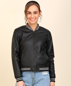 FLYING MACHINE Full Sleeve Solid Women Jacket