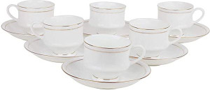 ड्रीम शेड पीएस Dream Shades Fine Tableware Bone China Cup and Saucer Set of बोन चाइना