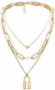 Chocozone Stylish 3 pc Pendant Set for Women Necklace for Girls Gift for Girls Alloy Pendant Set