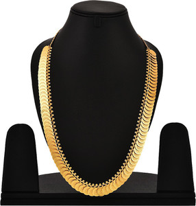 ZENEME Traditional Temple Coin Gold-plated Plated Alloy Necklace