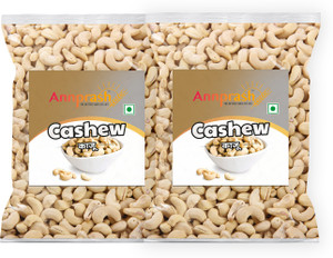 Annprash Premium Quality Cashew/ Kaju - 500GM (250GMx2) Cashews