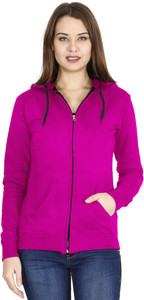 Fleximaa Full Sleeve Solid Women Sweatshirt